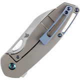 Kansept Knives Model 6 Framelock Bronze K1022B5 - Satin CPM S35VN Blade Bronze Stonewash Titanium Handle by Kansept Knives