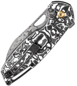 Kansept Knives Model 6 Linerlock Dam Left K1022L1 LEFT-HANDED by Kansept Knives