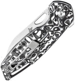 Kansept Knives Model 6 Linerlock Left-Handed - 3.25in CPM-20CV Wharncliffe Blade Nebula Carbon Fiber Handle by Kansept Knives