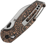 Kansept Knives Model 6 Crossbar Lock Copper K1022V2 by Kansept Knives