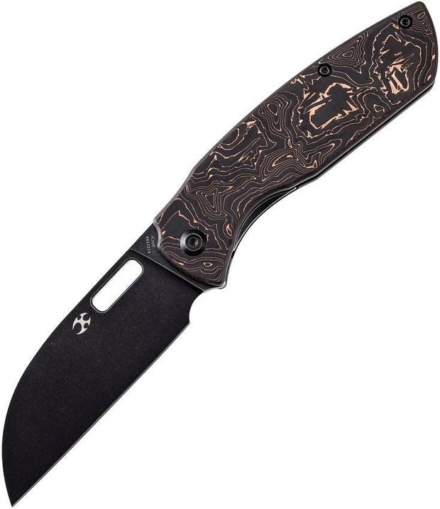 Kansept Knives Convict Framelock Copper CF K1023A4 by Kansept Knives