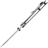 Kansept Knives Convict Framelock Bronze K1023B4 Damascus Blade With Bronze Anodized Titanium Handle by Kansept Knives