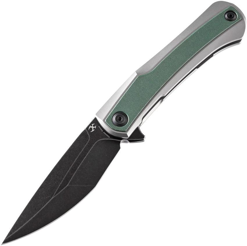 Kansept Knives Kratos Framelock Green K1024A2 by Kansept Knives