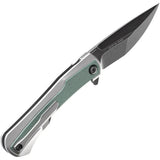 Kansept Knives Kratos Framelock Green K1024A2 - 4 Inch CPM S35VN Blade, Green G10 Inlay by Kansept Knives