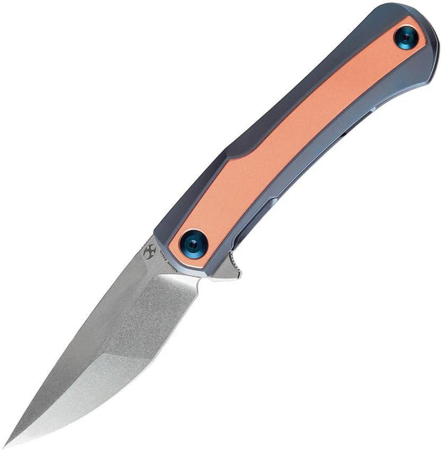 Kansept Knives Kratos Framelock Blue Ti K1024A6 by Kansept Knives