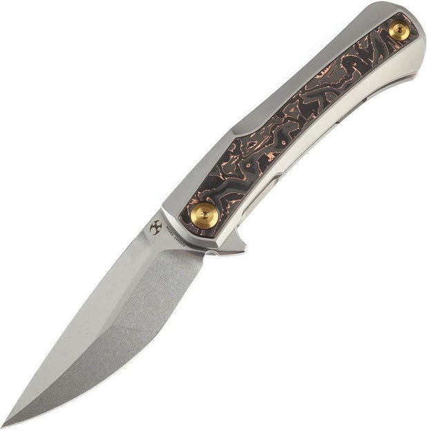 Kansept Knives Kratos Framelock Copper CF K1024A7 by Kansept Knives