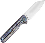 Kansept Knives Bulldozer Framelock Lightning - CPM-20CV Blade With Lightning Anodized Titanium Handle by Kansept Knives