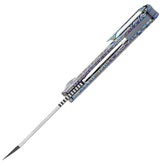 Kansept Knives Bulldozer Framelock Lightning - CPM-20CV Blade With Lightning Anodized Titanium Handle by Kansept Knives
