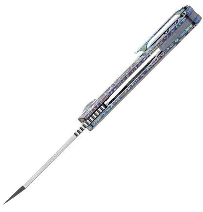 Kansept Knives Bulldozer Framelock Lightning - CPM-20CV Blade With Lightning Anodized Titanium Handle by Kansept Knives