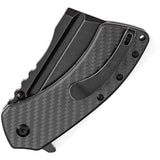 Kansept Knives XL Korvid - Linerlock EDC With CPM S35VN Blade, Carbon Fiber And G10 Handle by Kansept Knives