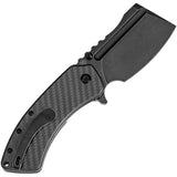 Kansept Knives XL Korvid - Linerlock EDC With CPM S35VN Blade, Carbon Fiber And G10 Handle by Kansept Knives