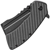 Kansept Knives XL Korvid - Linerlock EDC With CPM S35VN Blade, Carbon Fiber And G10 Handle by Kansept Knives