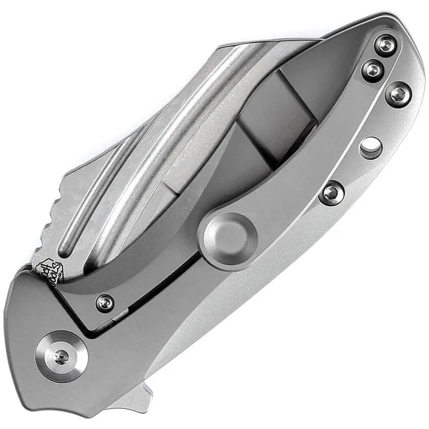 Kansept Knives KTC3 Linerlock BB Ti - CPM S35VN Blade With Bead Blast Titanium Handle by Kansept Knives