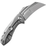 Kansept Knives KTC3 Linerlock BB Ti - CPM S35VN Blade With Bead Blast Titanium Handle by Kansept Knives