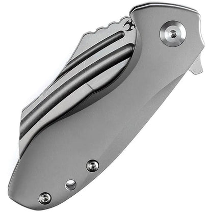 Kansept Knives KTC3 Linerlock BB Ti - CPM S35VN Blade With Bead Blast Titanium Handle by Kansept Knives