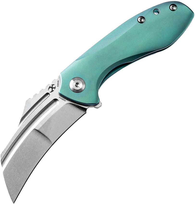 Kansept Knives KTC3 Linerlock Green Ti K1031A4 by Kansept Knives