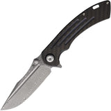 Kansept Knives Pretatout Framelock Dam CF K1032D3 by Kansept Knives