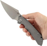 Kansept Knives Fenrir Framelock BB Ti K1034C1 - Satin CPM S35VN Wharncliffe Blade, Titanium Handle by Kansept Knives