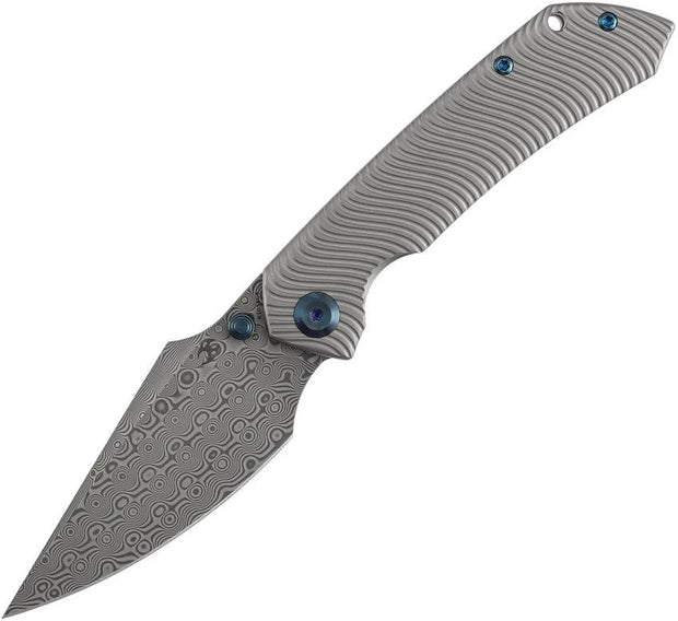Kansept Knives Fenrir Framelock Damascus K1034C4 by Kansept Knives