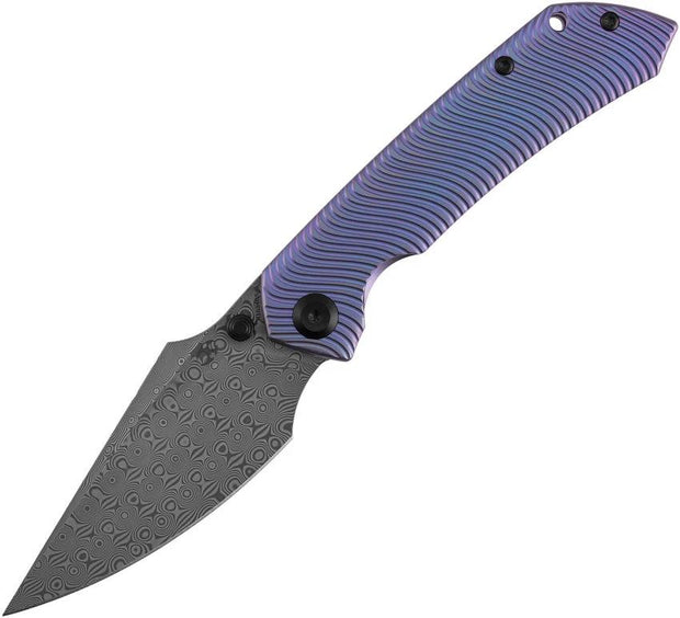 Kansept Knives Fenrir Framelock Damascus PPL K1034C5 by Kansept Knives