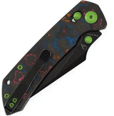 Kansept Knives Fenrir Crossbar Lock 80s CF K1034V4 - CPM S35VN Wharncliffe Blade For Precision Cutting by Kansept Knives