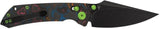 Kansept Knives Fenrir Crossbar Lock 80s CF K1034V4 - CPM S35VN Wharncliffe Blade For Precision Cutting by Kansept Knives