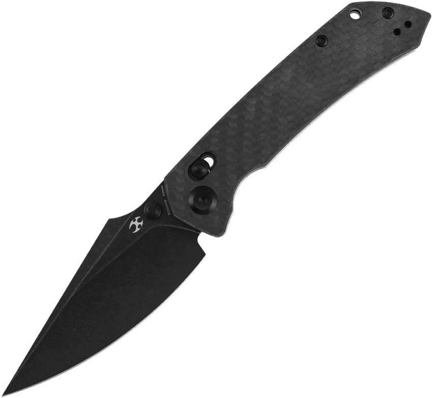 Kansept Knives Fenrir Crossbar Lock Twill CF K1034V5 by Kansept Knives