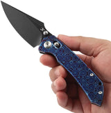 Kansept Knives Fenrir Crossbar Lock Timascus K1034V6 - Wharncliffe Blade With CPM S35VN Steel by Kansept Knives