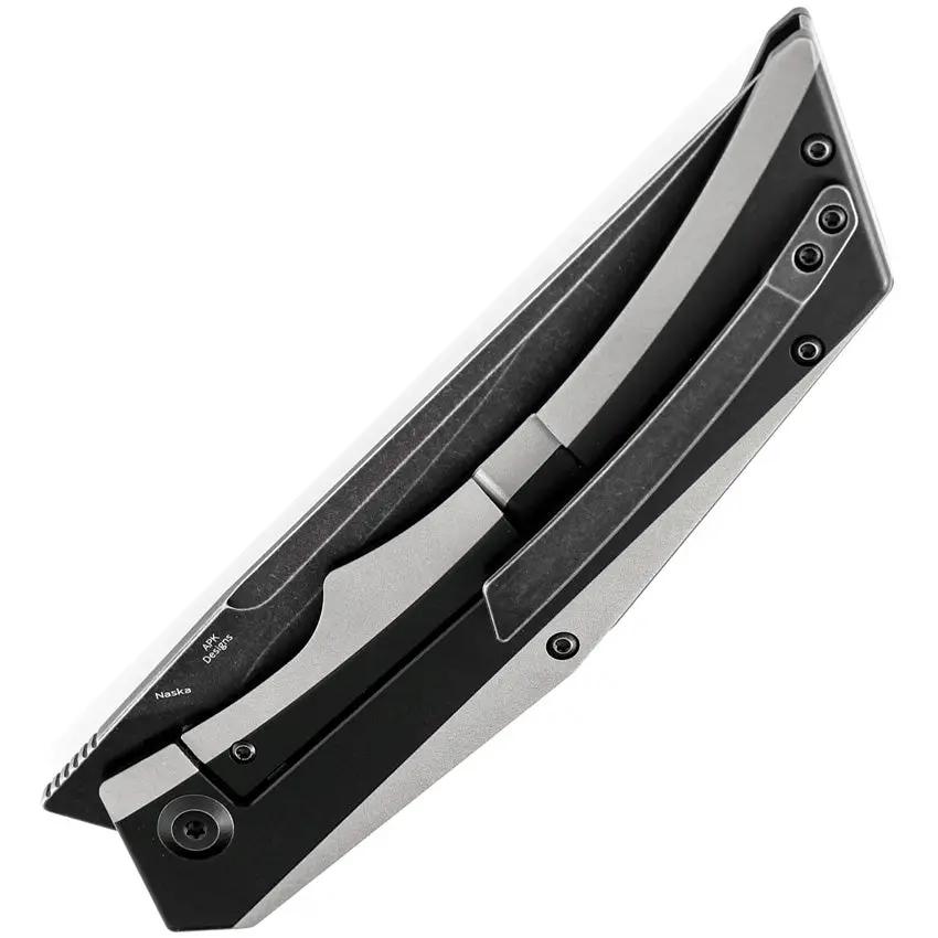 Kansept Knives Naska Framelock Black K1035A1 by Kansept Knives