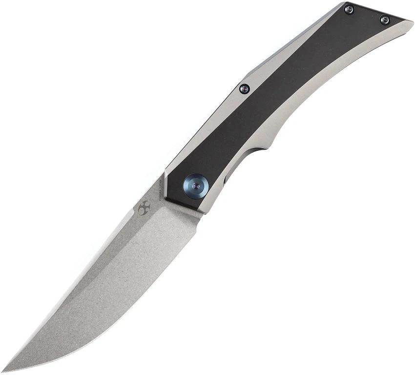Kansept Knives Naska Framelock Black K1035A2 by Kansept Knives