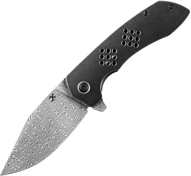 Kansept Knives Entity Framelock Damascus K1036B3 by Kansept Knives