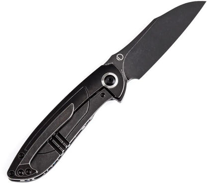 Kansept Knives Prometheus Framelock Nebula K1040A2 - S35VN Blade Carbon Fiber Nebula Handle by Kansept Knives