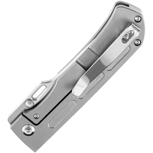 Kansept Knives Reedus Framelock Gray K1041A2 - Satin CPM S35VN Blade With Gray Titanium Handle by Kansept Knives