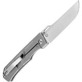 Kansept Knives Reedus Framelock Gray K1041A2 - Satin CPM S35VN Blade With Gray Titanium Handle by Kansept Knives