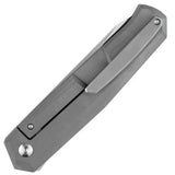Kansept Knives Integra Framelock Slicone Ti K1042A1 - Titanium Handle, Satin M390 Blade by Kansept Knives