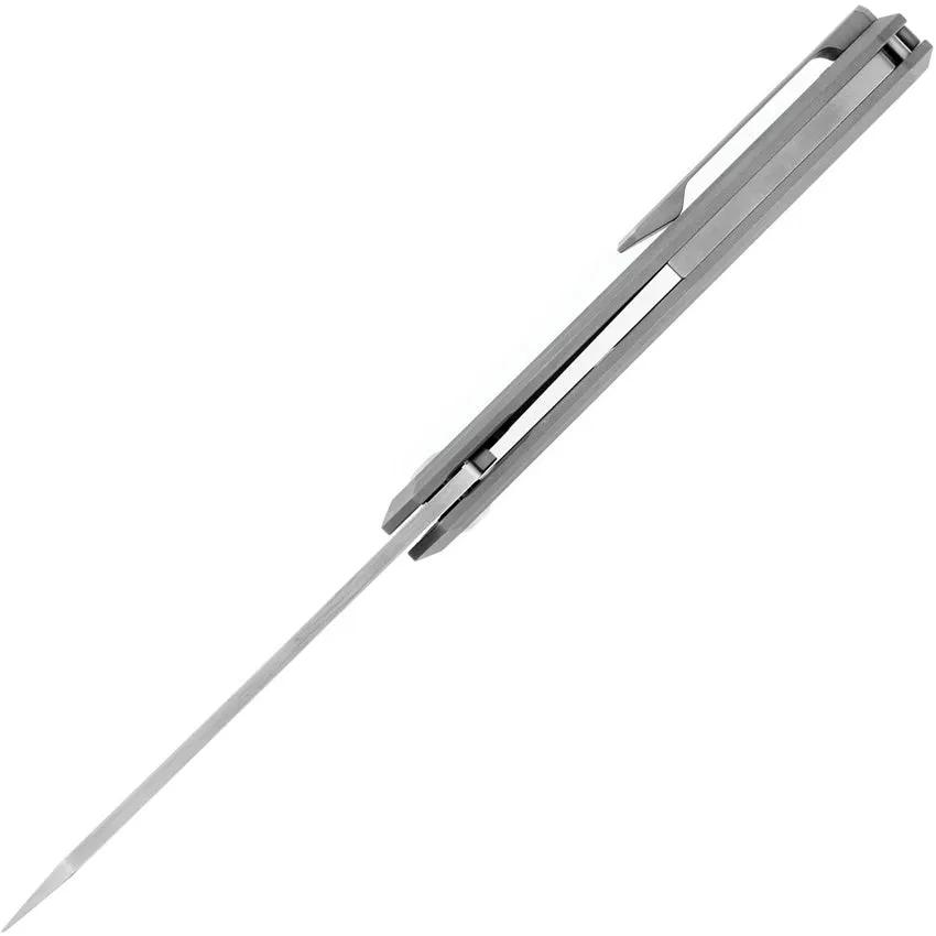 Kansept Knives Integra Framelock Slicone Ti K1042A1 - Titanium Handle, Satin M390 Blade by Kansept Knives