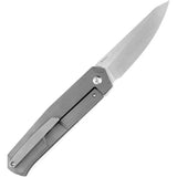 Kansept Knives Integra Framelock Slicone Ti K1042A1 - Titanium Handle, Satin M390 Blade by Kansept Knives