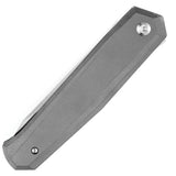 Kansept Knives Integra Framelock Slicone Ti K1042A1 - Titanium Handle, Satin M390 Blade by Kansept Knives