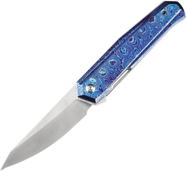 Kansept Knives Integra Framelock Timascus K1042B1 by Kansept Knives
