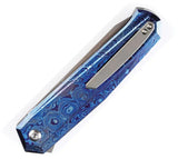 Kansept Knives Integra Framelock Timascus K1042B1 - Timascus Handle, Satin S35VN Blade, Extended Tang by Kansept Knives
