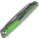 Kansept Knives Arcus Framelock - Grass Green G10 Inlay With S35VN Stonewash Blade by Kansept Knives