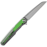 Kansept Knives Arcus Framelock - Grass Green G10 Inlay With S35VN Stonewash Blade by Kansept Knives