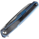 Kansept Knives Arcus Framelock - Blue Anodized Titanium Handle With S35VN Blade And Extended Tang by Kansept Knives