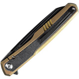 Kansept Knives Arcus Gold Framelock K1046A4 by Kansept Knives