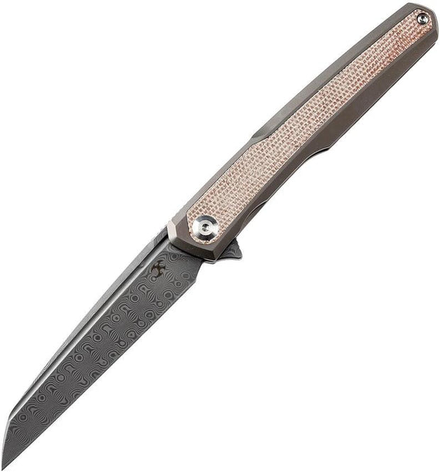 Kansept Knives Arcus Framelock Damascus K1046D1 by Kansept Knives