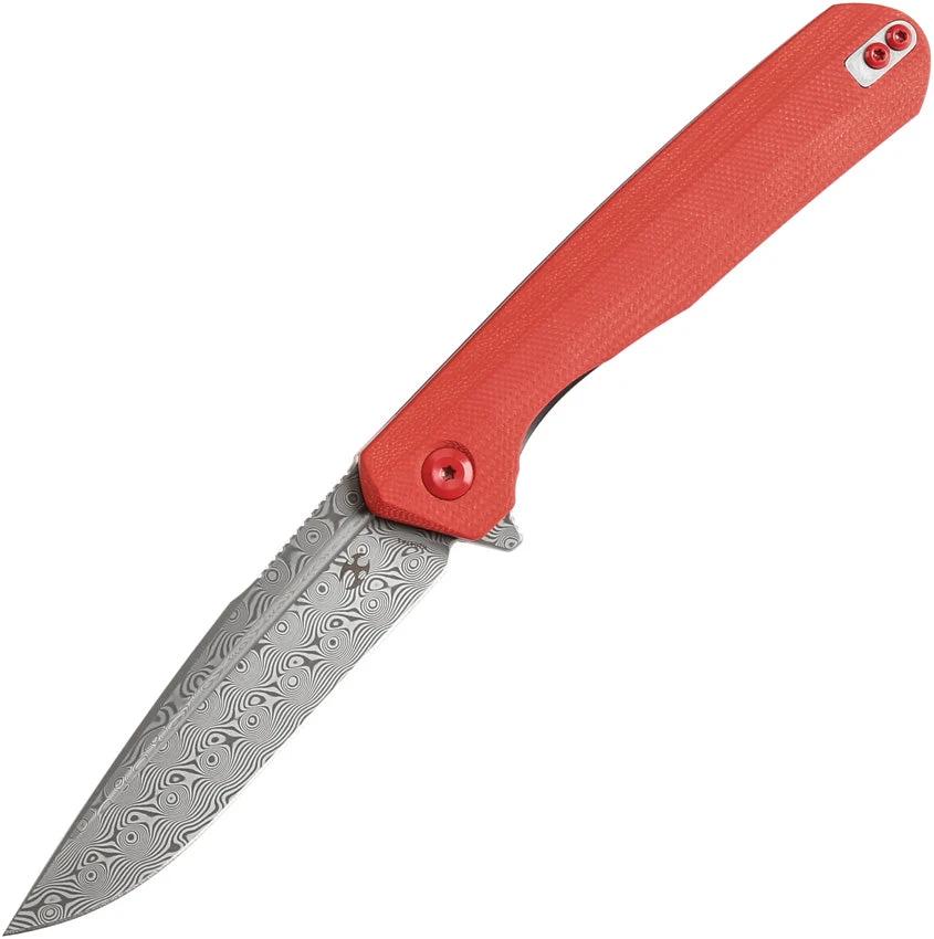 Kansept Knives Qilin Linerlock Red Dam K1047A1 by Kansept Knives