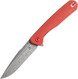 Kansept Knives Qilin Linerlock Red Dam K1047A1 by Kansept Knives