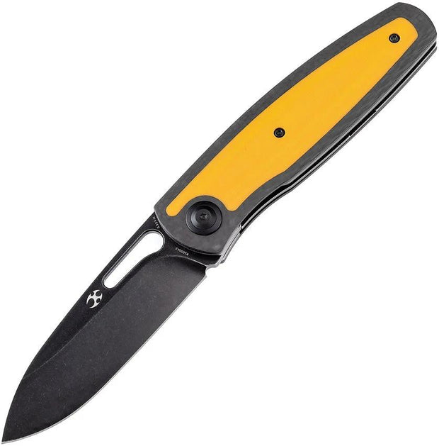 Kansept Knives Mato Linerlock CF/Yellow K1050A3 by Kansept Knives