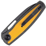 Kansept Knives Mato Linerlock CF/Yellow K1050A3 by Kansept Knives