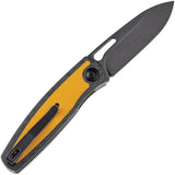 Kansept Knives Mato Linerlock CF/Yellow K1050A3 by Kansept Knives